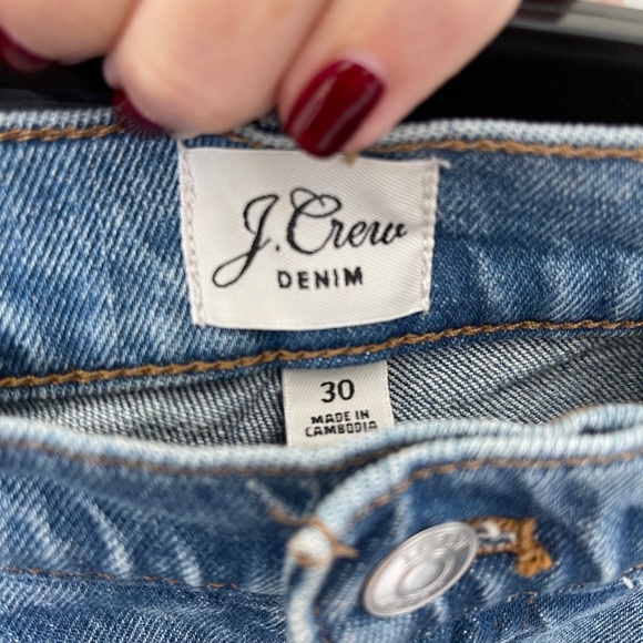J Crew 9” Demi Boot Crop in Scuttle Wash. Sold out online. Size 30 - Picture 4 of 4